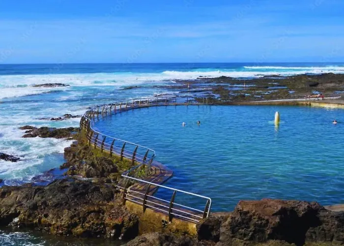Semesterbostad Oceanic House Punta Del Hidalgo